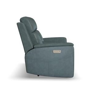 Power Reclining Loveseat with Console, Power Headrests, Lumbar, Heat & Massage