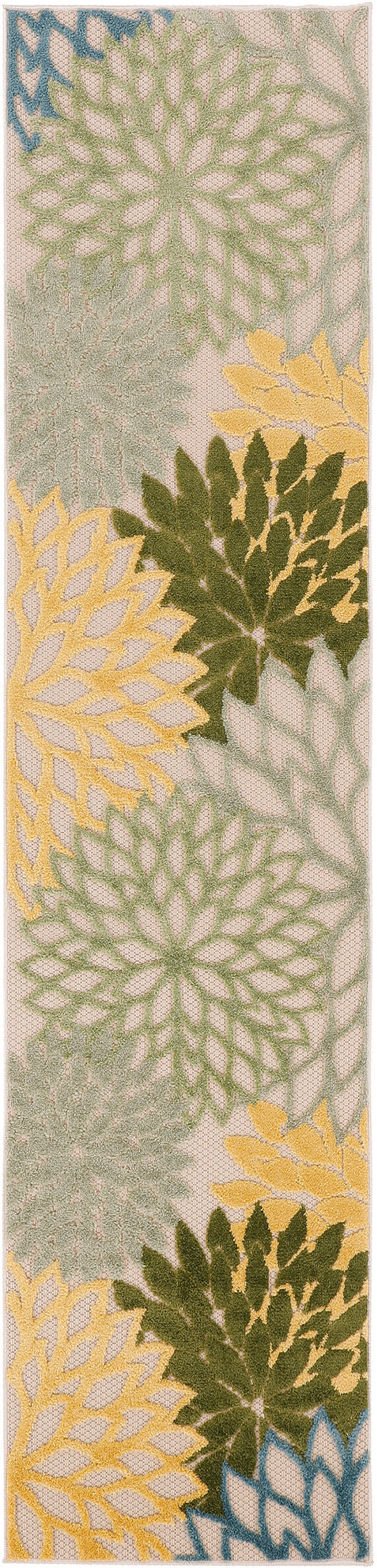 Aloha ALH05 Green Multicolor Rug