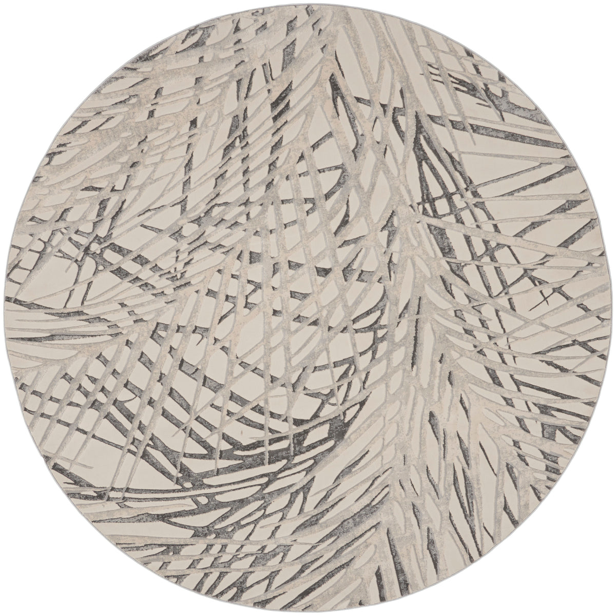 Rustic Textures RUS17 Ivory Grey Rug