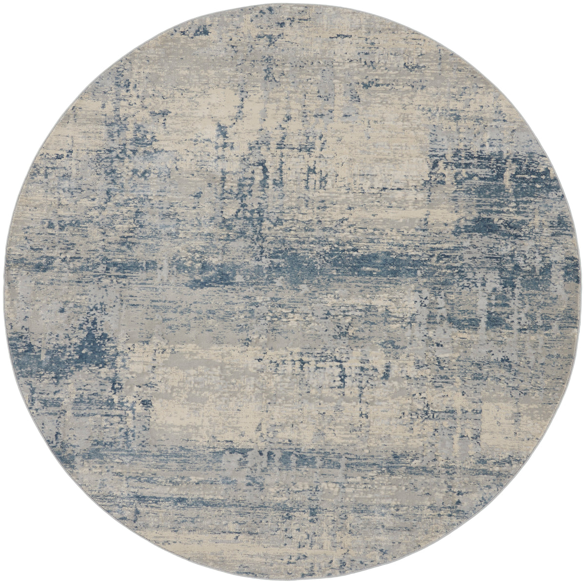 Rustic Textures RUS10 Ivory Blue Rug