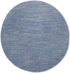 Nourison Essentials NRE01 Blue Grey Rug