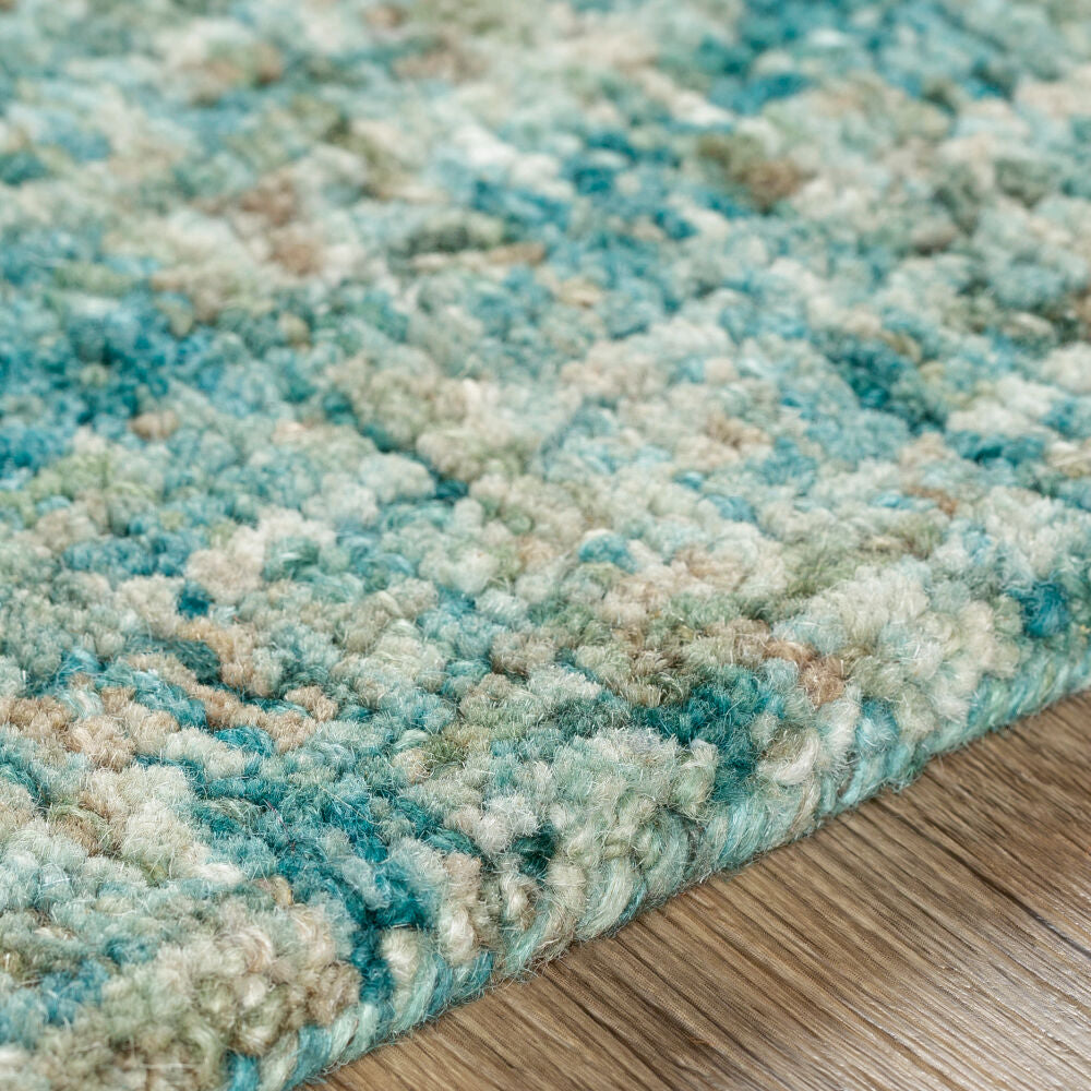 Emily EIL-2303 Dark Green / Deep Teal Rug
