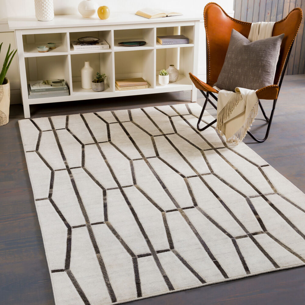 Eloquent ELQ-2303 Black / Charcoal Rug