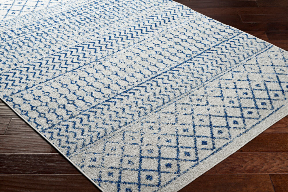 Elaziz ELZ-2368 Cream / Dark Blue Rug