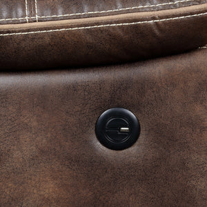 Jessie James Power Reclining Sofa Chocolate Brown