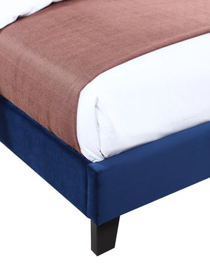 Amelia Upholstered Bed Navy