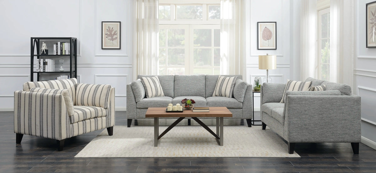 Elsbury Loveseat Gray