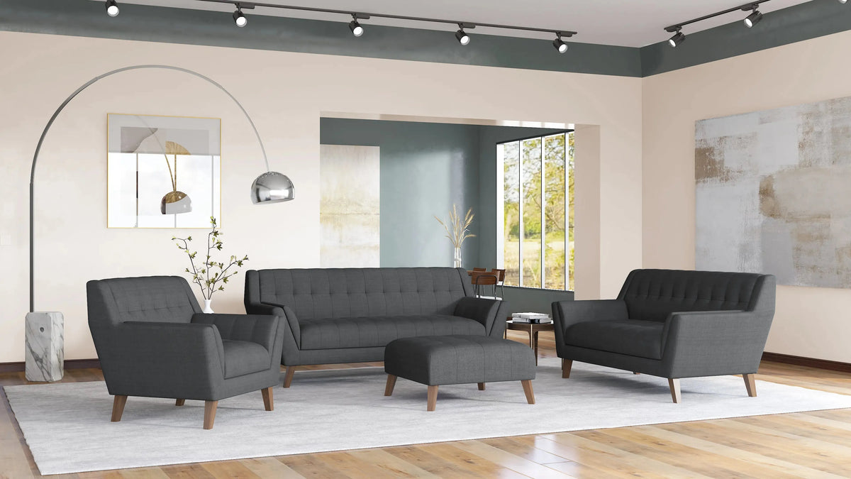 Binetti Accent Chair Charcoal Pebble