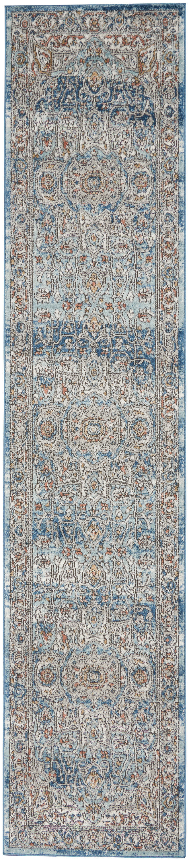 Quarry QUA11 Ivory Blue Rug