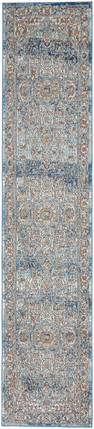 Quarry QUA11 Ivory Blue Rug