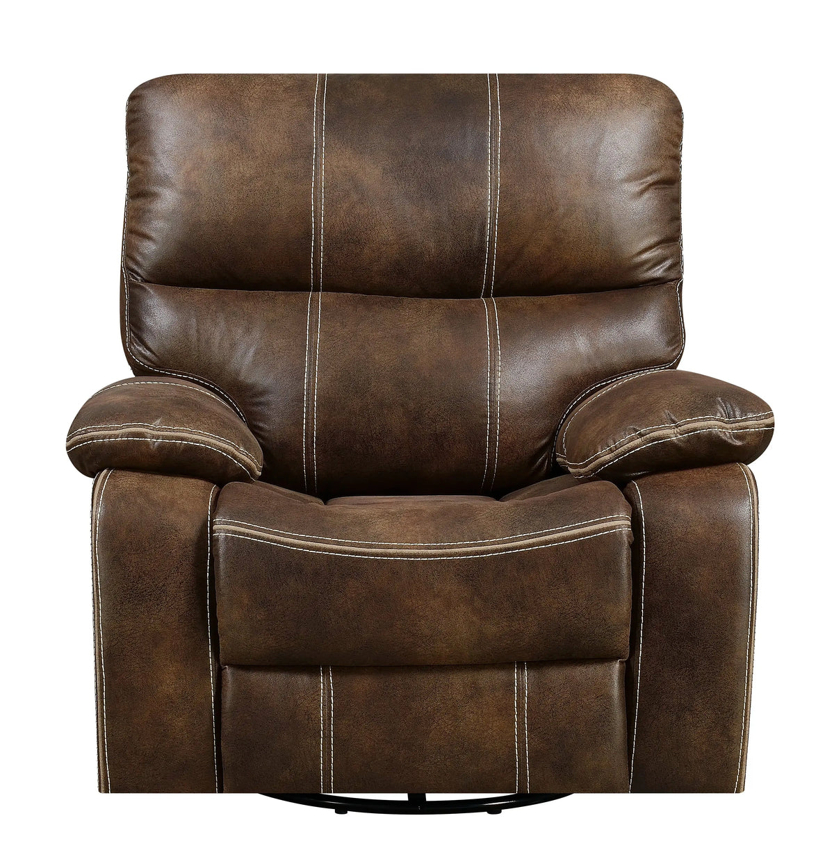Jessie James Swivel Gliding Recliner Chocolate Brown