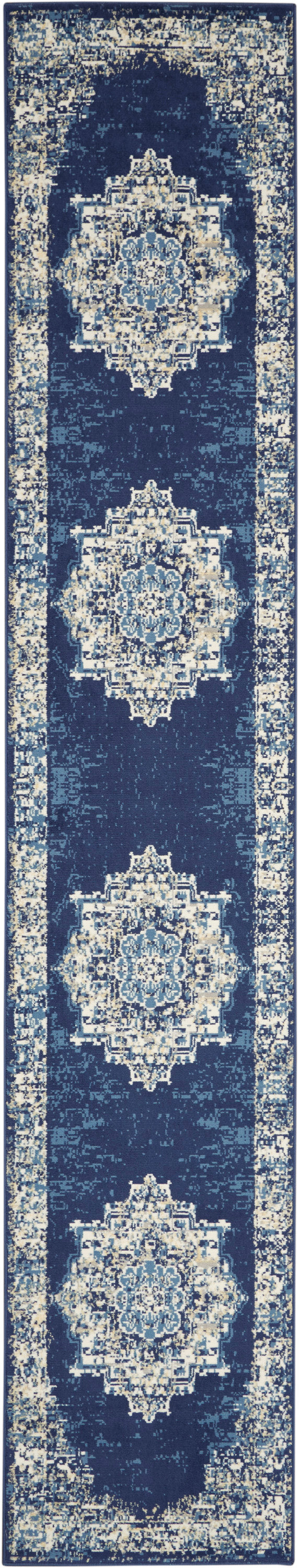 Grafix GRF14 Navy Blue Rug