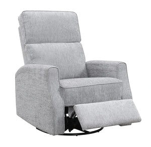 Tabor Swivel Gliding Recliner Gray Graphite