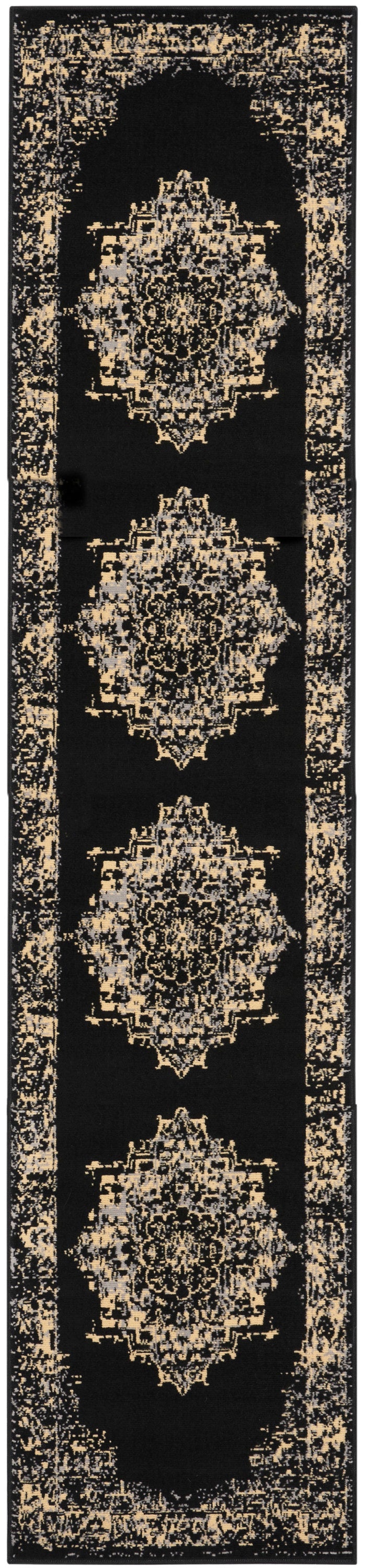 Grafix GRF14 Black Rug