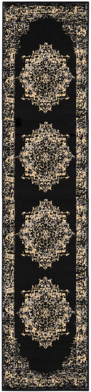 Grafix GRF14 Black Rug