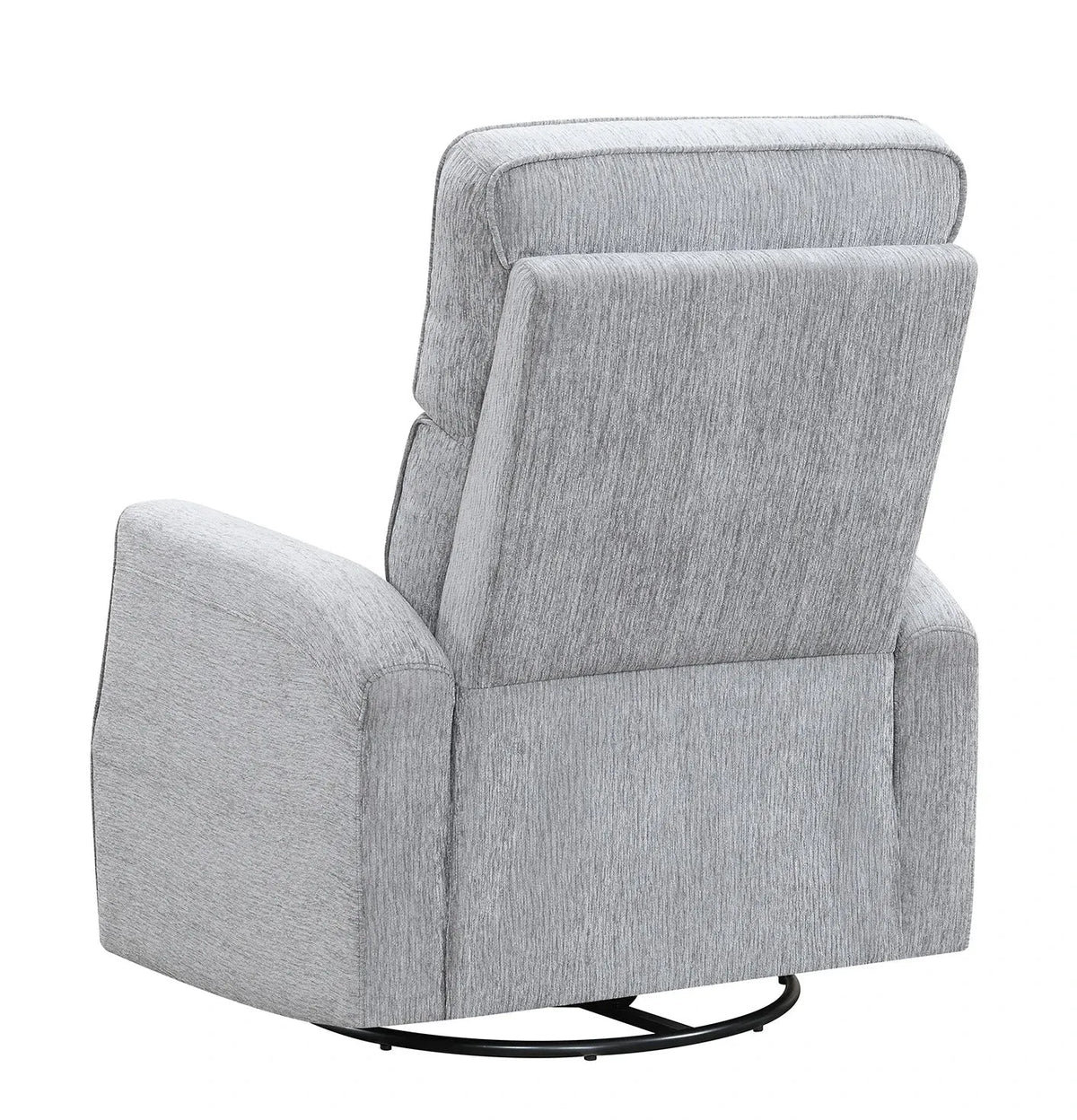 Tabor Swivel Gliding Recliner Gray Graphite