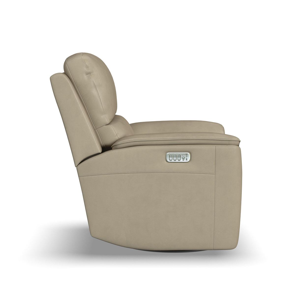 Power Swivel Gliding Recliner with Power Headrest, Lumbar, Heat & Massage