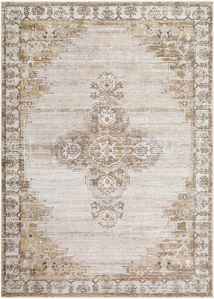 Fifth Avenue FIF-2304 Dark Brown / Light Gray Rug
