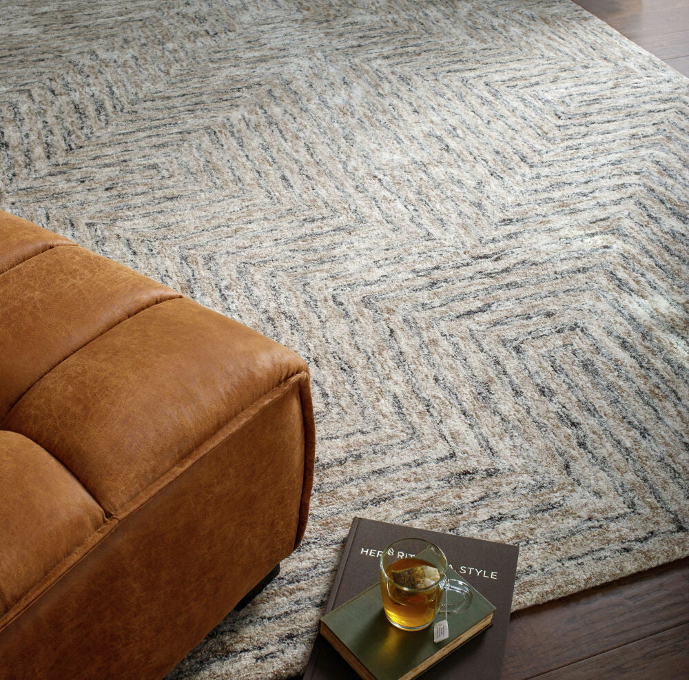 Falcon FLC-8000 Dark Brown / Light Gray Rug