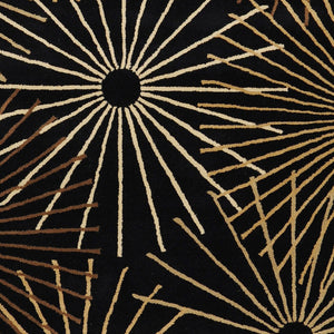 Forum FM-7090 Black / Dark Brown Rug