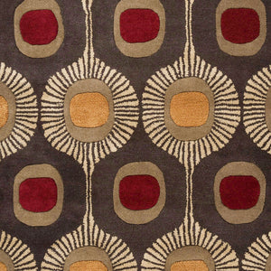 Forum FM-7170 Brown / Burgandy Rug