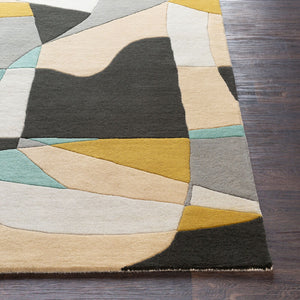 Forum FM-7194 Beige / Black Rug