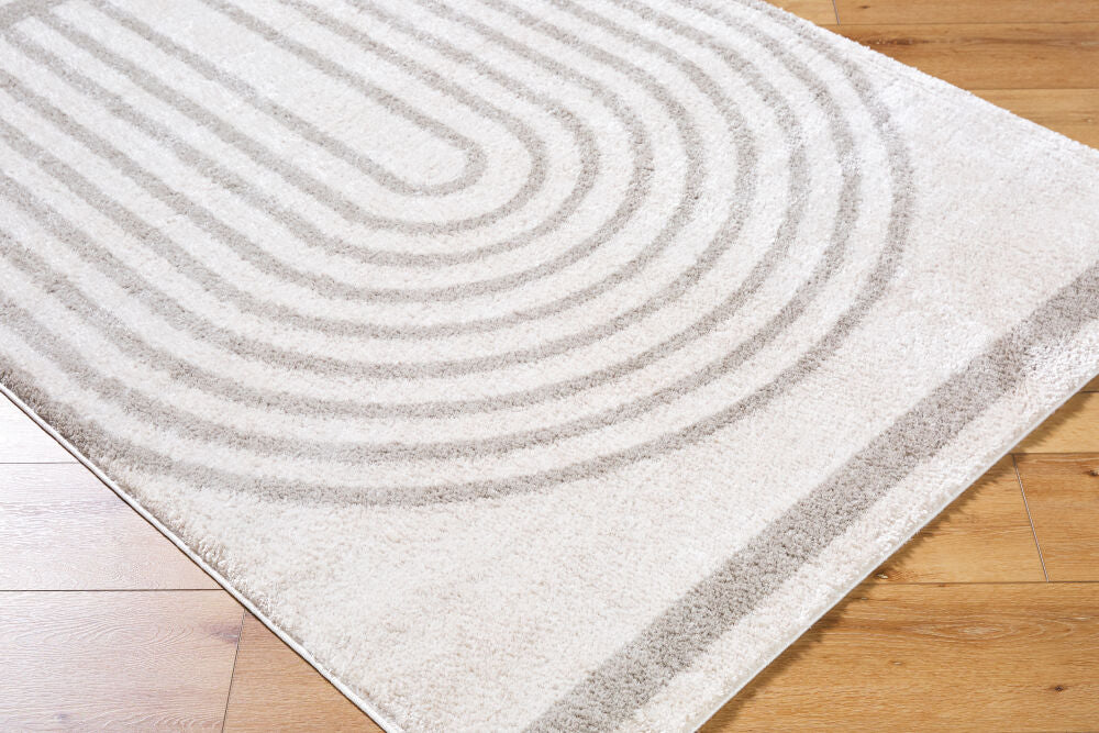 Fossay Shag FSG-2313 Light Beige / Medium Gray Rug