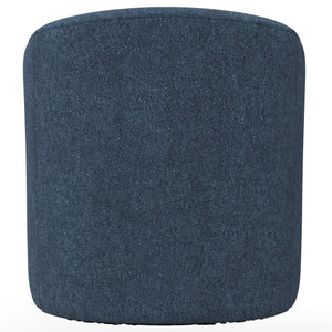 Oliver Swivel Accent Chair Textured Navy