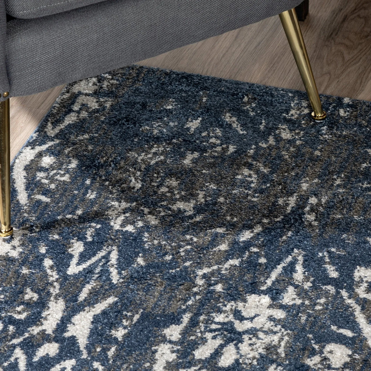 Gala GA3 Navy Rug - Rug & Home