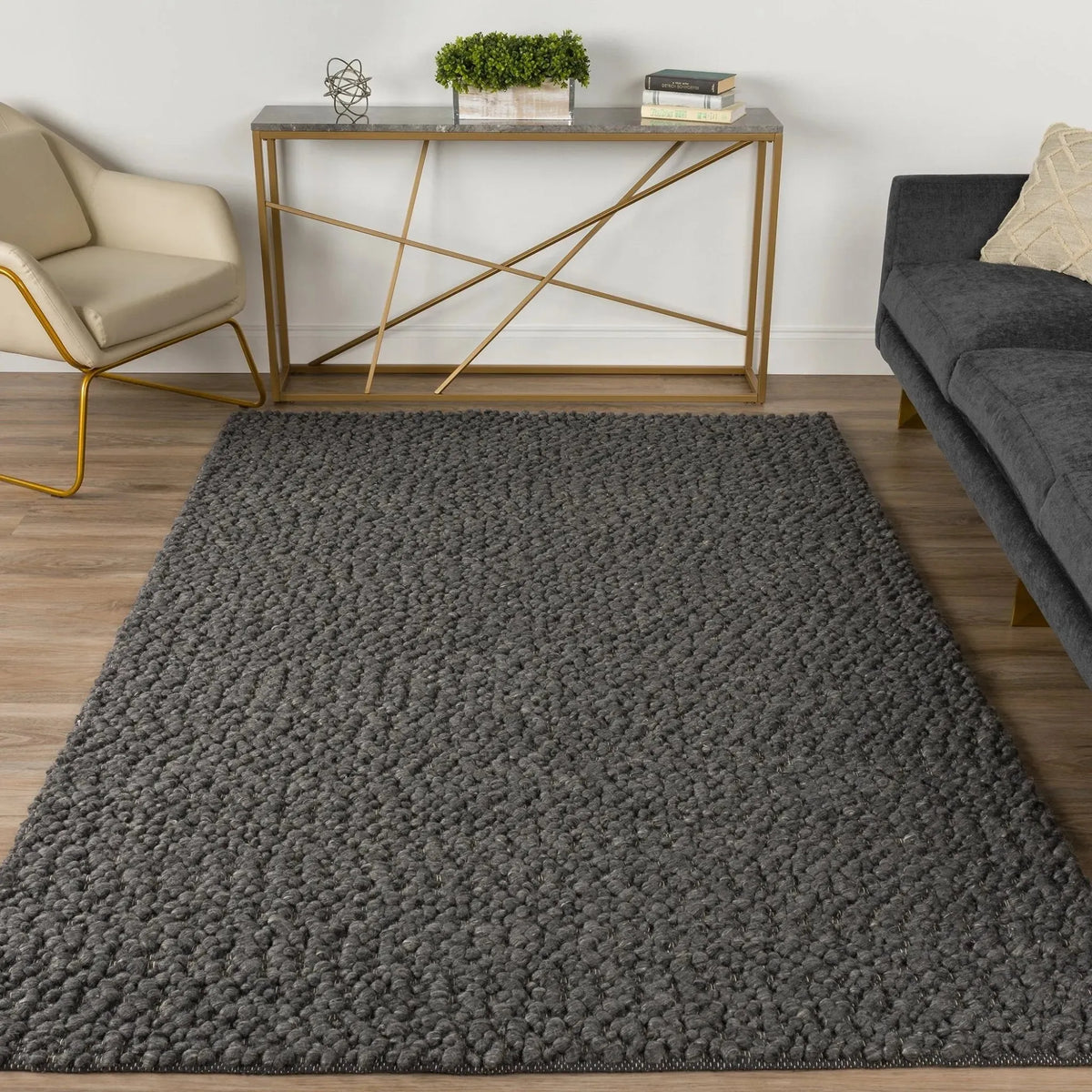 Gorbea GR1 Charcoal Rug