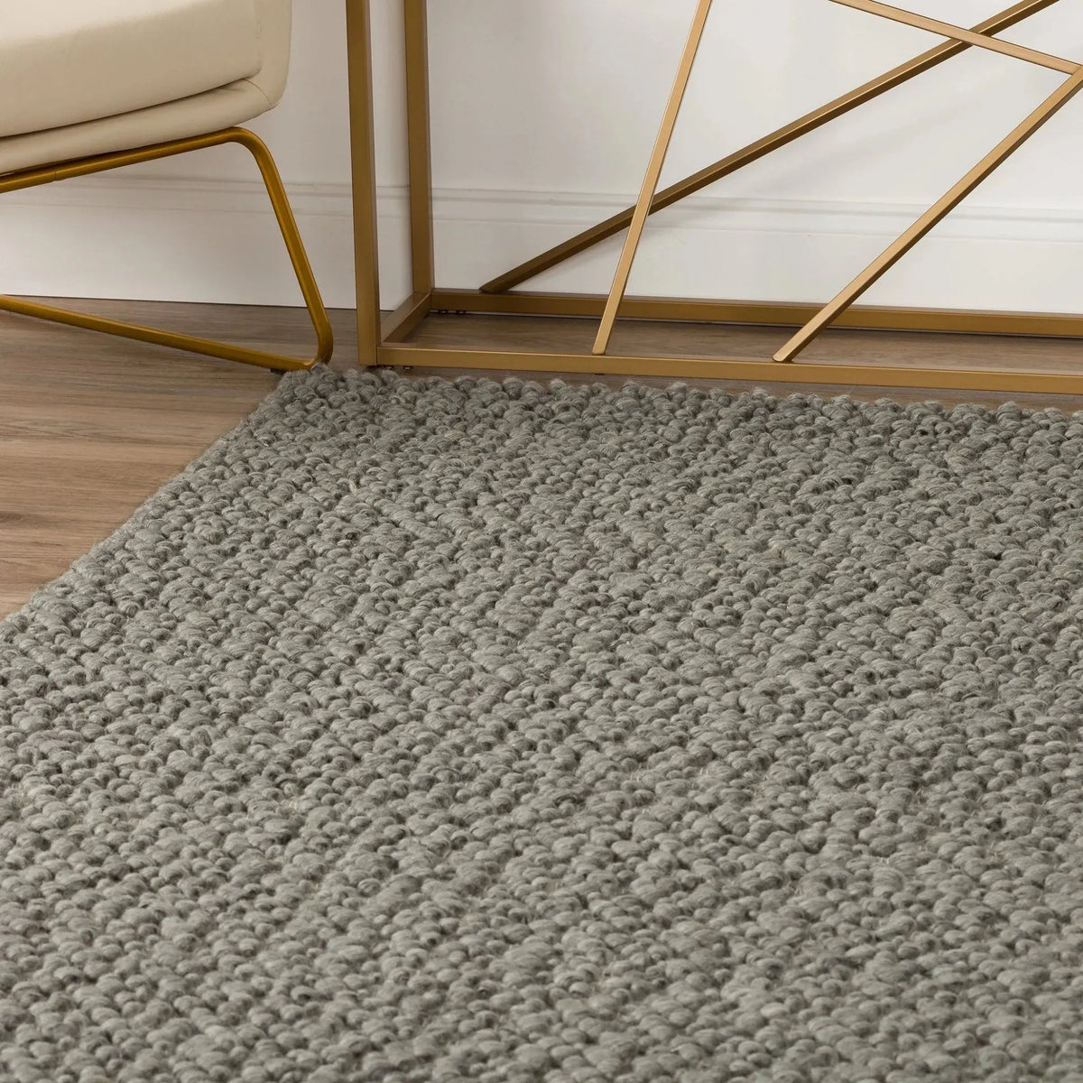 Gorbea GR1 Pewter Rug