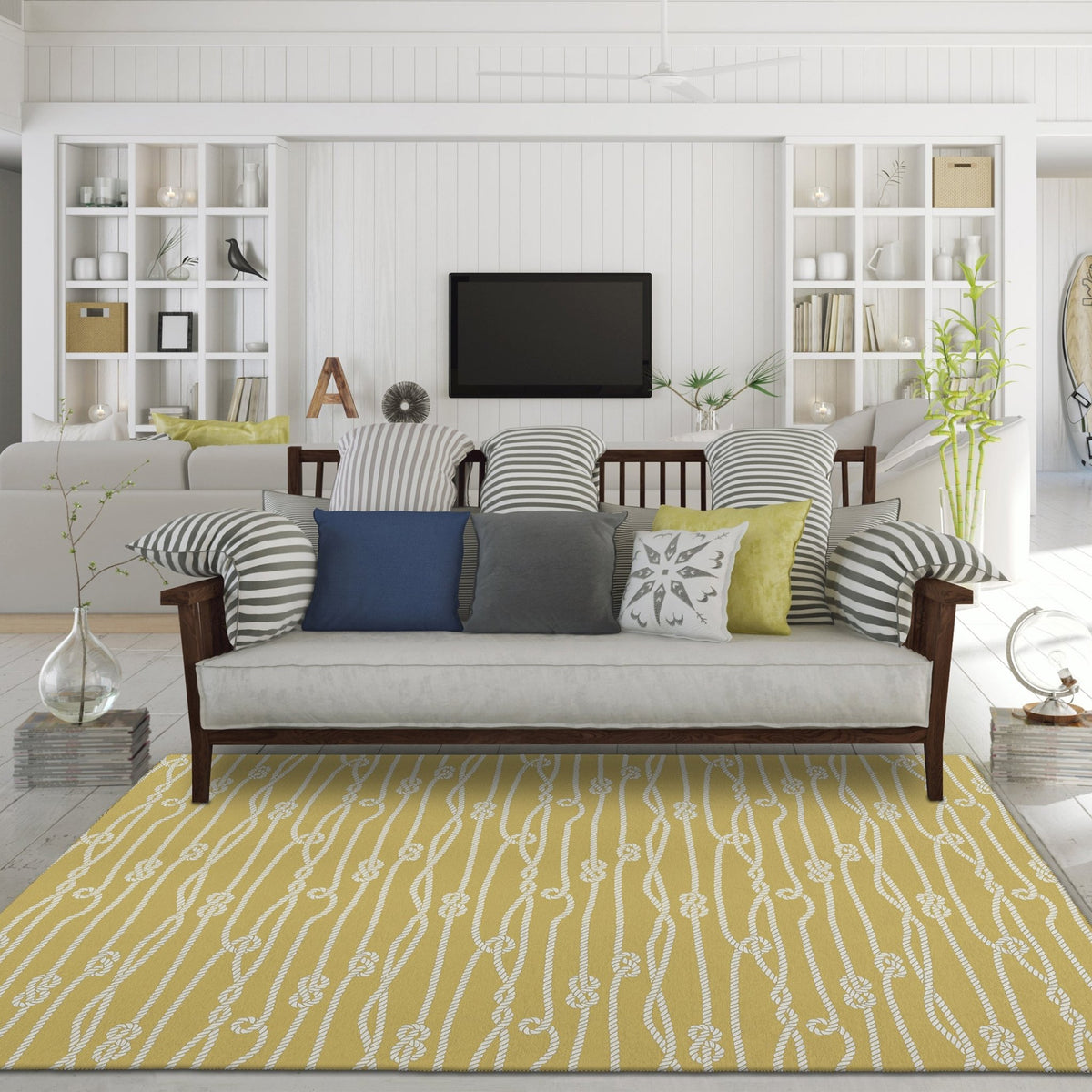 Harbor HA7 Gold Rug - Rug & Home