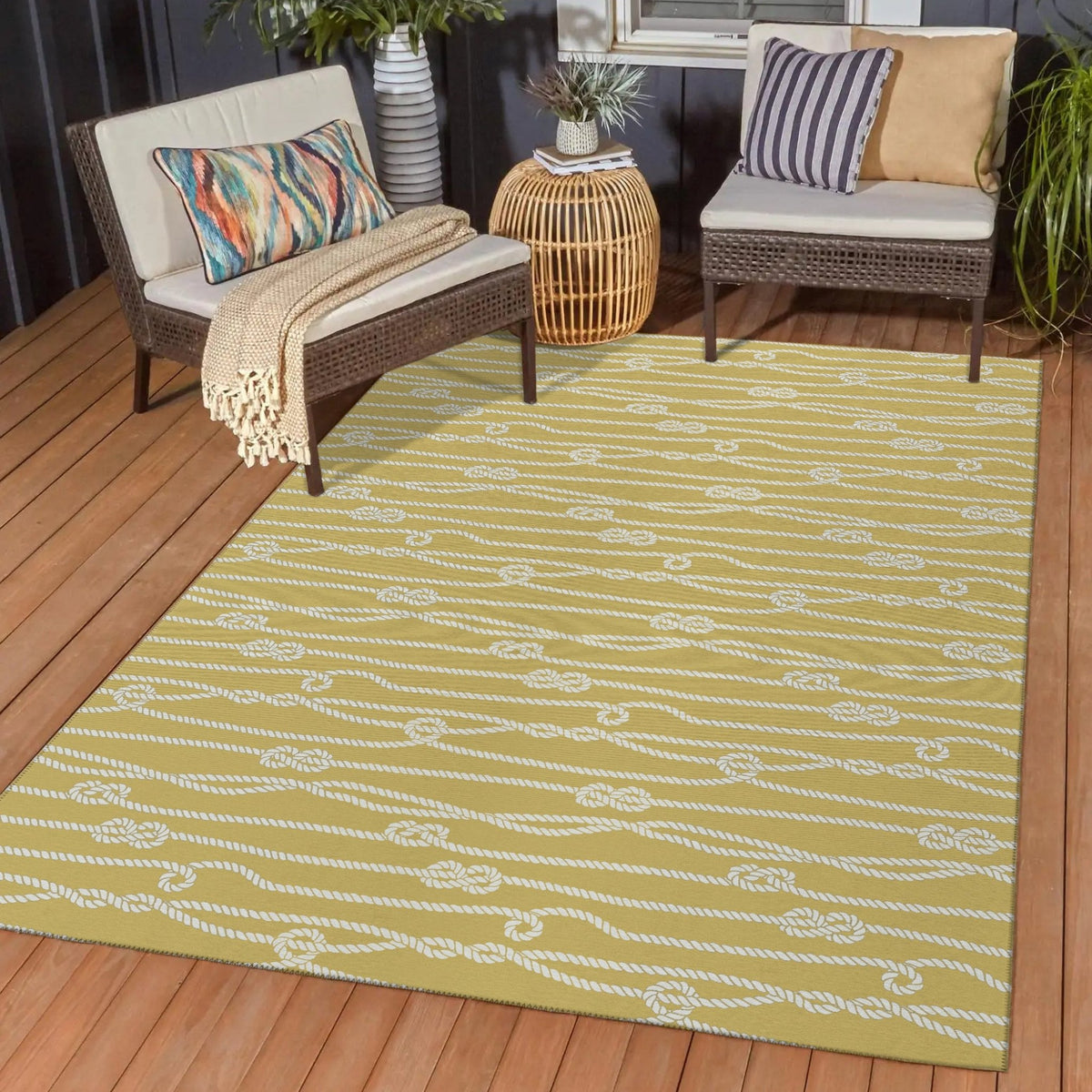 Harbor HA7 Gold Rug - Rug & Home