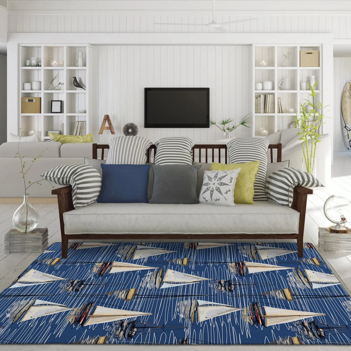 Harbor HA8 Navy Rug - Rug & Home