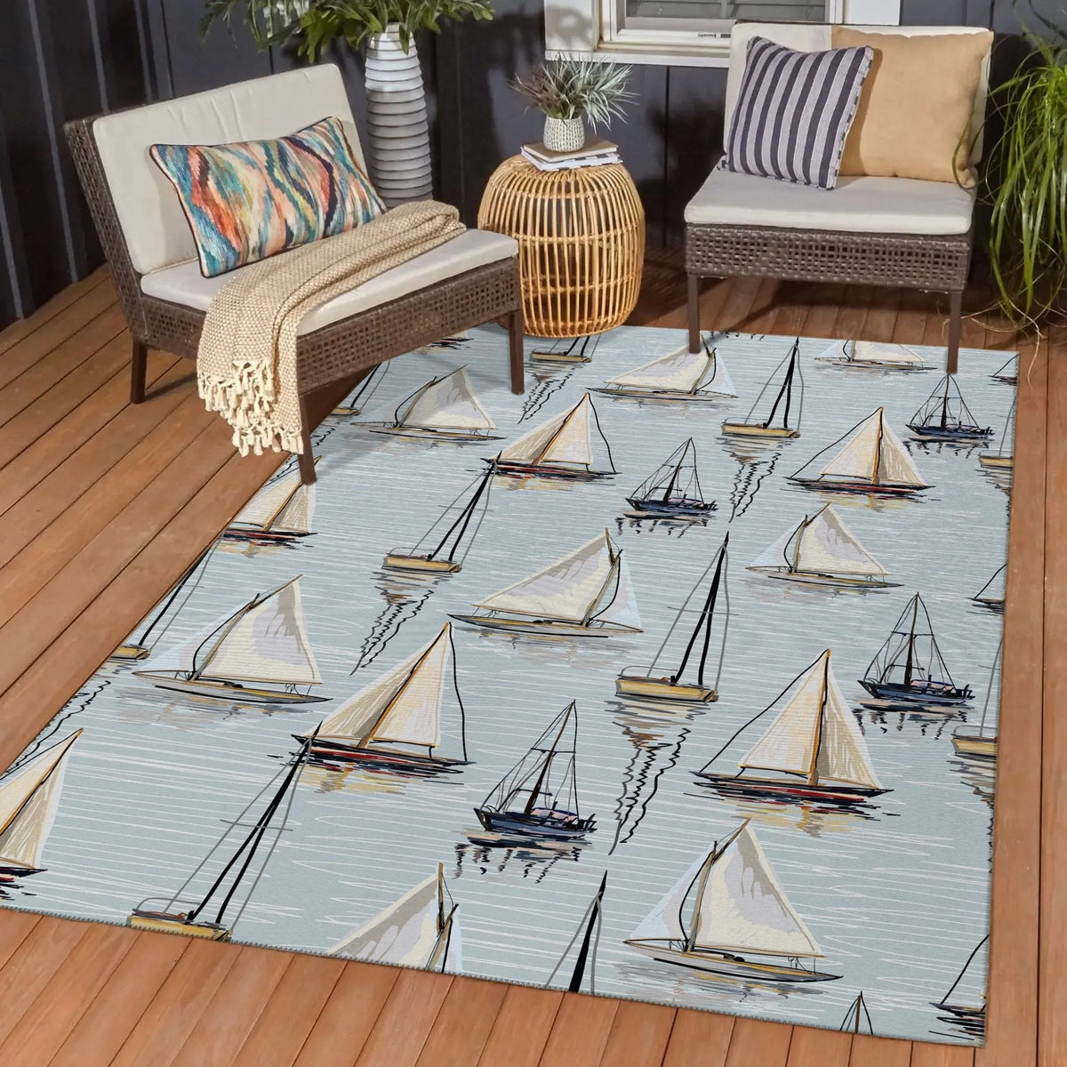 Harbor HA8 Sky Rug - Rug & Home