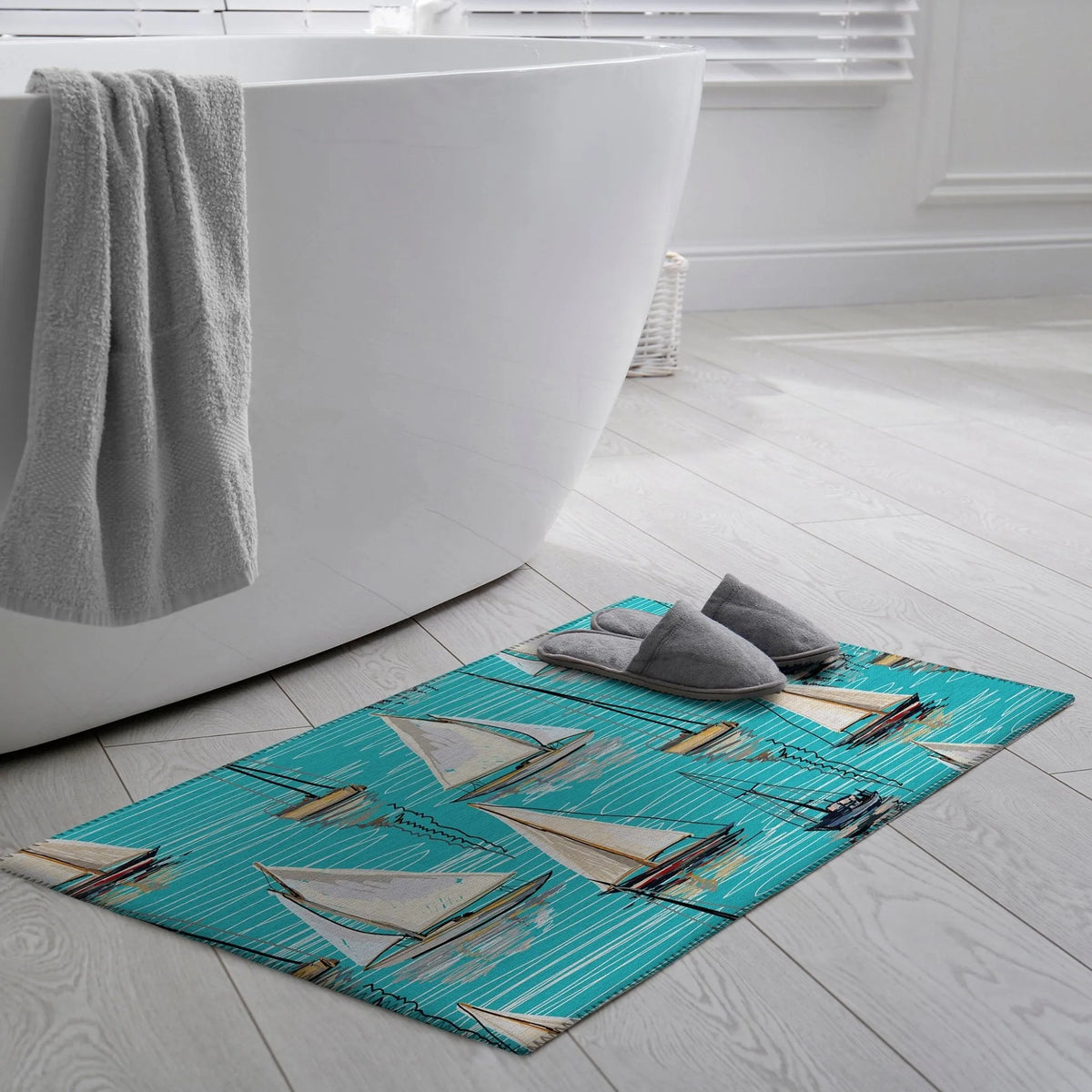 Harbor HA8 Teal Rug - Rug & Home