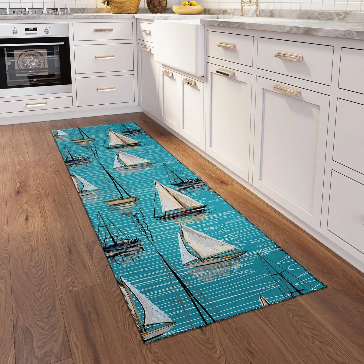 Harbor HA8 Teal Rug - Rug & Home