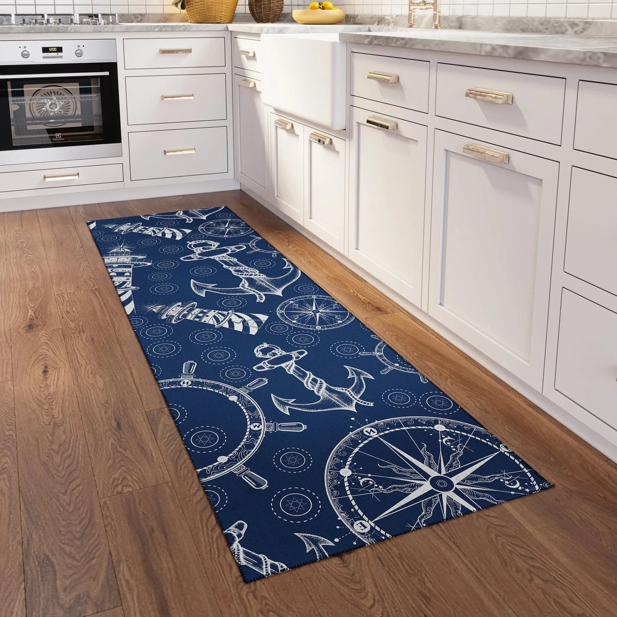 Harbor HA9 Navy Rug - Rug & Home