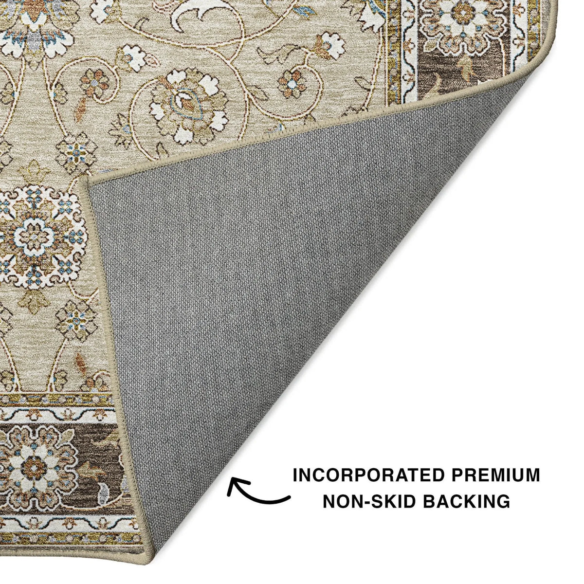 Hatay HY1 Beige Rug - Rug & Home