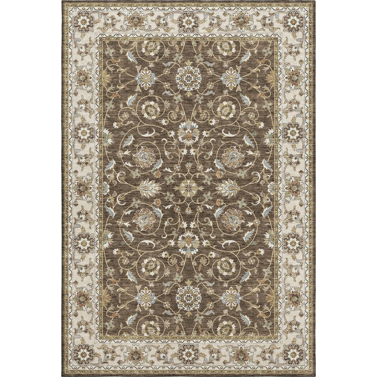 Hatay HY1 Chocolate Rug - Rug & Home