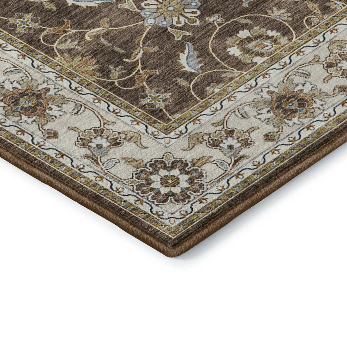 Hatay HY1 Chocolate Rug - Rug & Home