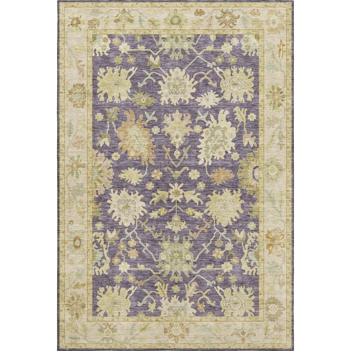 Hatay HY2 Eggplant Rug - Rug & Home