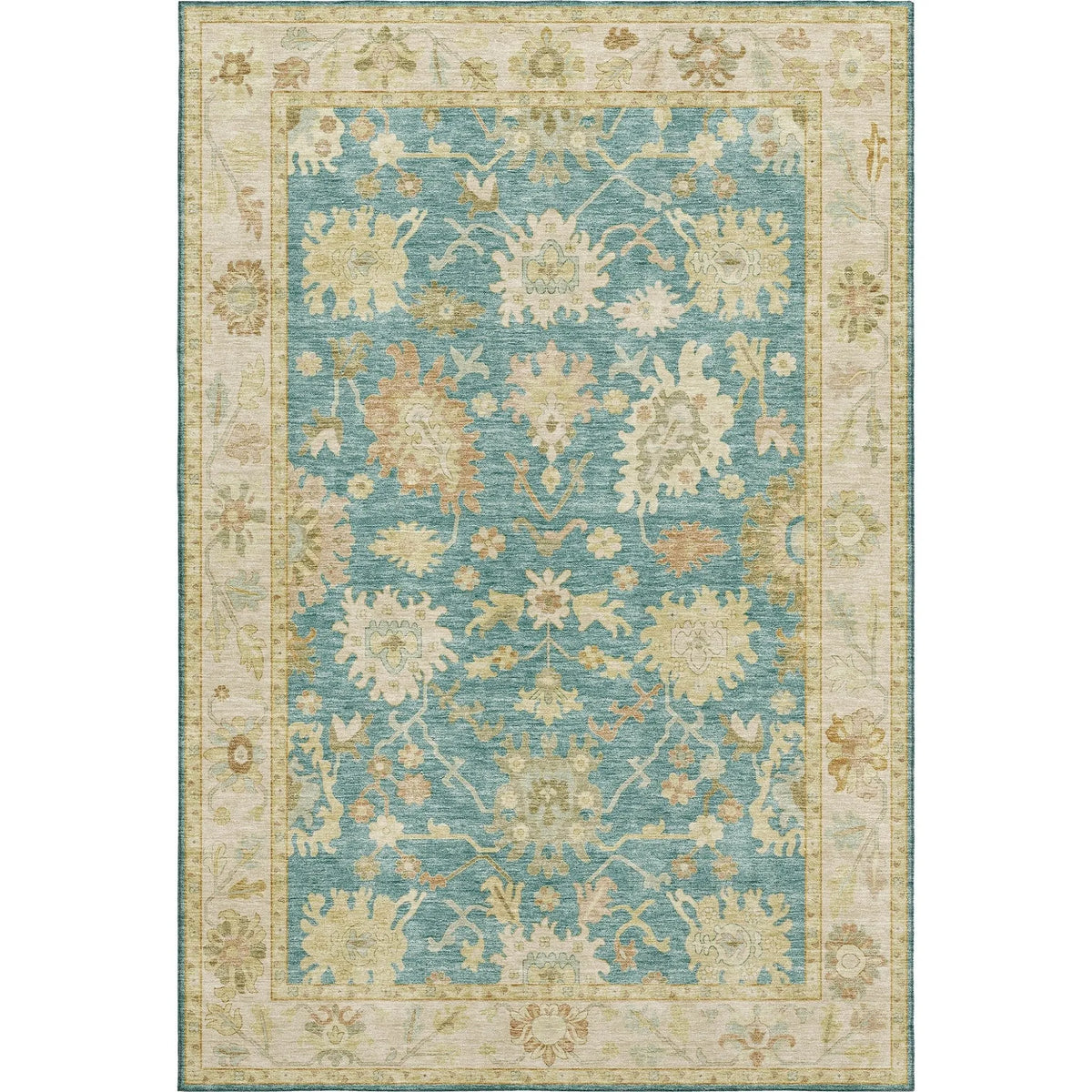 Hatay HY2 Teal Rug - Rug & Home