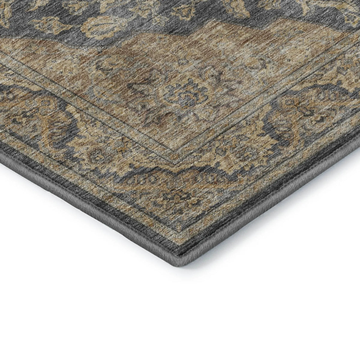 Hatay HY3 Charcoal Rug - Rug & Home