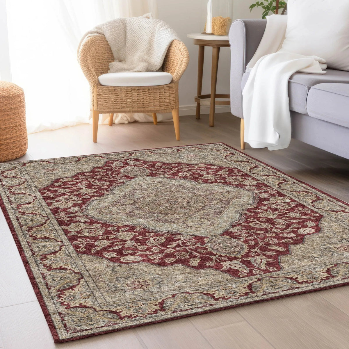 Hatay HY3 Garnet Rug - Rug & Home