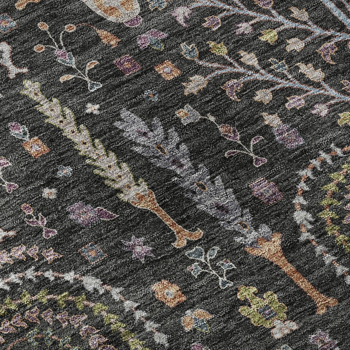 Hatay HY5 Black Rug - Rug & Home