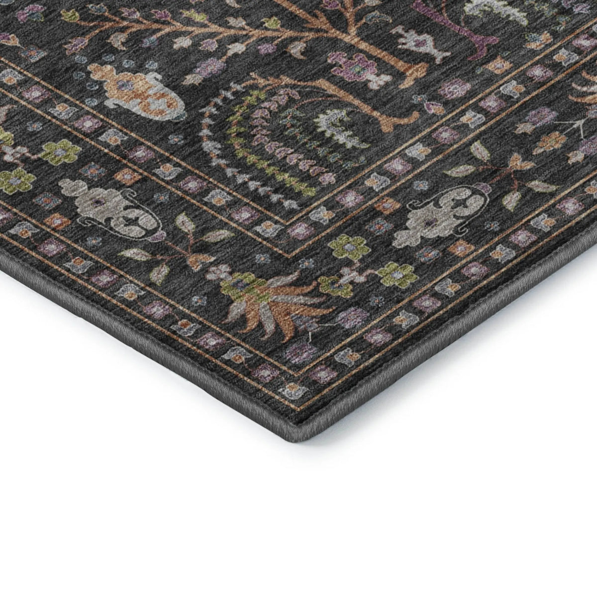 Hatay HY5 Black Rug - Rug & Home