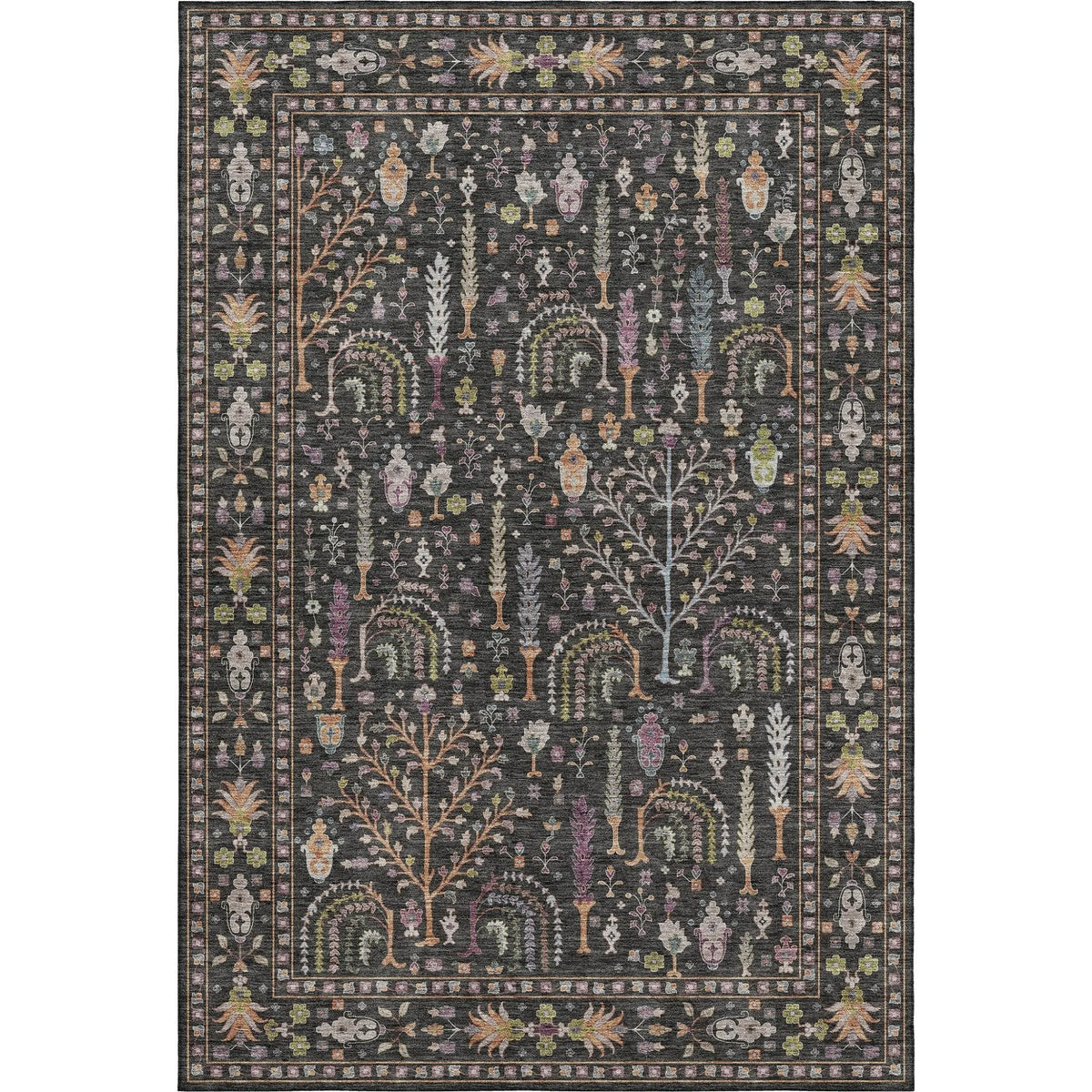 Hatay HY5 Black Rug - Rug & Home