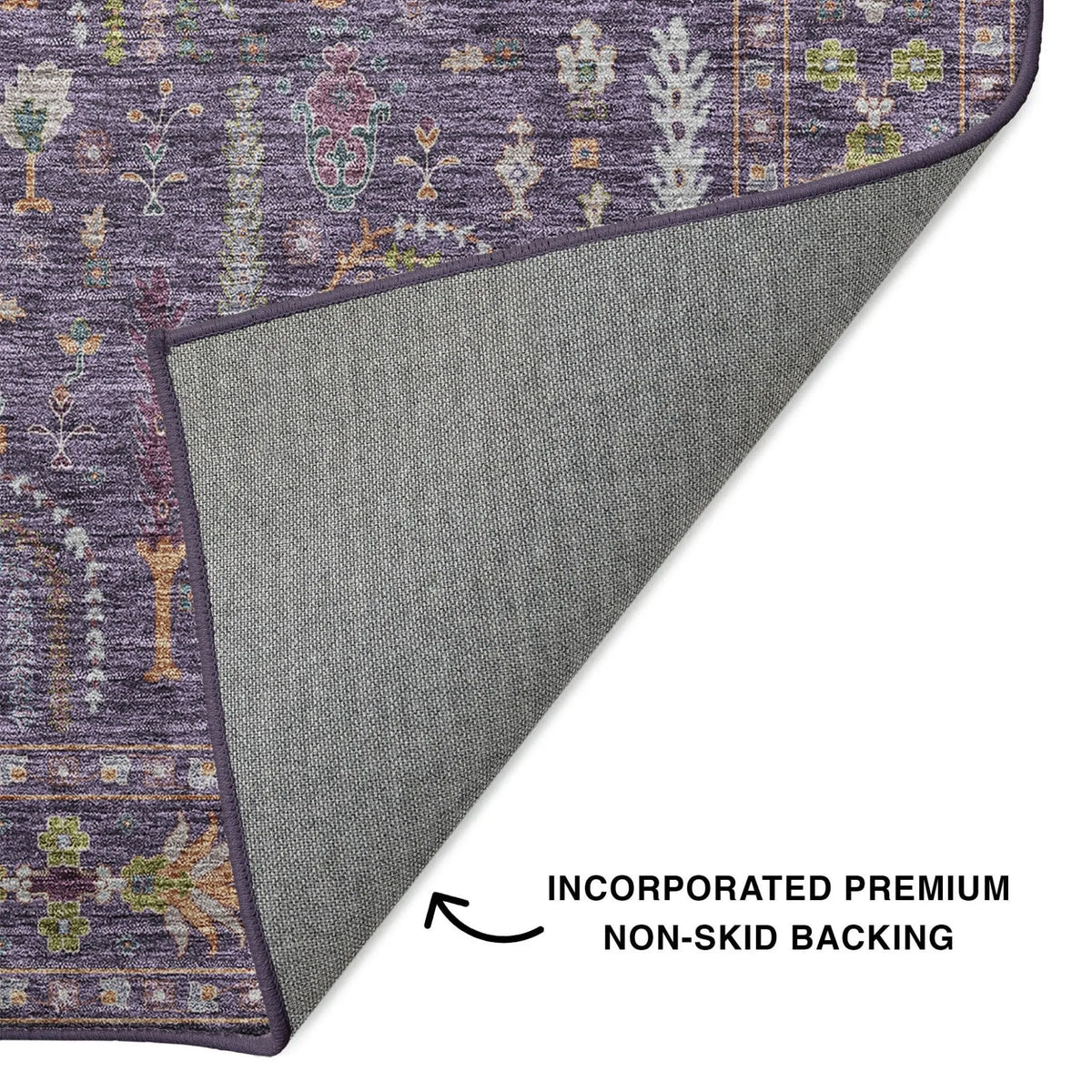 Hatay HY5 Eggplant Rug - Rug & Home