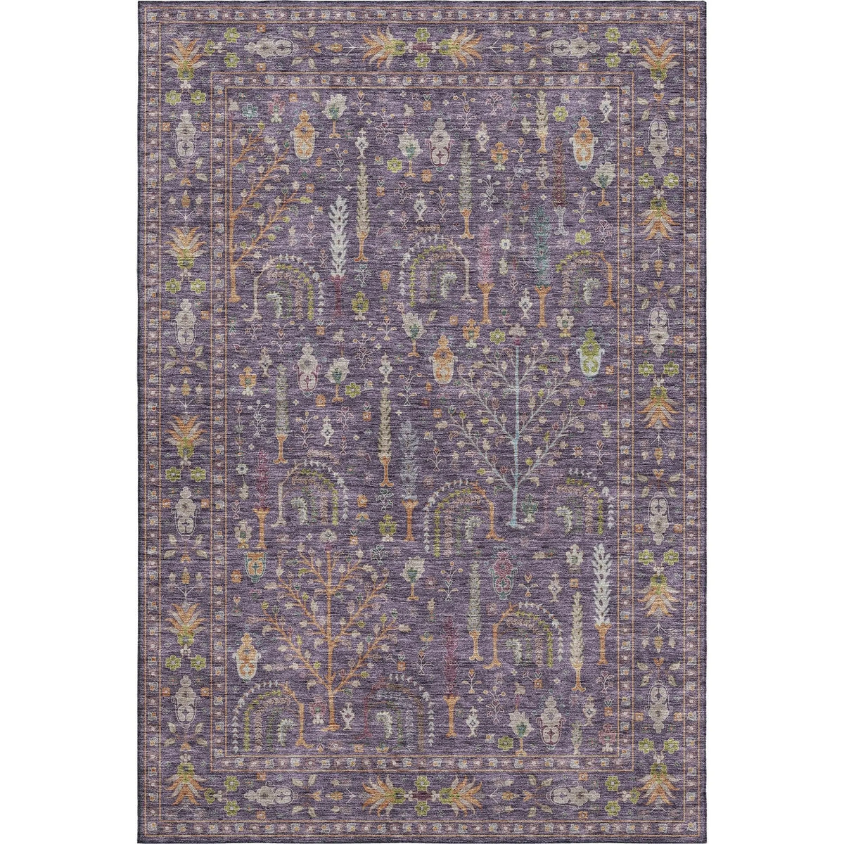 Hatay HY5 Eggplant Rug - Rug & Home